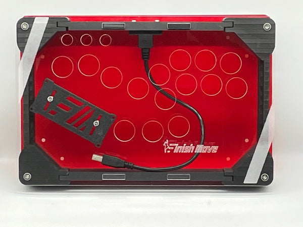 ＊1100円off中！＊レバーレスコントローラー『Finish Move』(クリア)　組み立て済みケース＋配線セット
